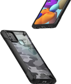 Etui plecki Ringke Fusion X do Samsung Galaxy A21s Black (8809716077342) - obraz 3