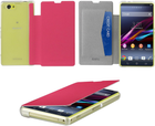 Etui z klapką Roxfit Side Flip Book do Sony Xperia Z1 Compact Pink (799439058071) - obraz 3