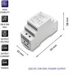 Блок живлення на DIN-рейку Qoltec 54 Вт, 12 В, 4.5A Сірий (50920) (5901878509204) - зображення 6