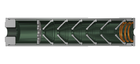 Cаундмодератор AFTactical S44A калібр .308 різьба 5/8"-24 - зображення 4
