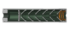 Саундмодератор AFTactical S44A калібр .223 різьба M14х1RH - зображення 4