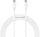 Кабель Baseus Superior Series Fast Charging Type C to Type C PD 100W 1m Cable White (CATYS-B02)