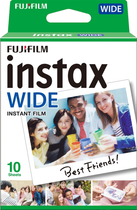 Фотопапір Fujifilm Instax Wide Glossy Instant Film 99х62 мм 10 шт (4547410173765) - зображення 1