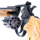 Винтовка револьверного типа под патрон Флобера Safari Sport рукоятка бук калибр 4мм - изображение 4