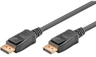 Kabel Goobay ze złączem DisplayPort 2.0 2 m Czarny (4040849585340) - obraz 1