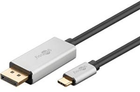 Adapter Goobay USB-C na DisplayPort kablowy 2 m Czarny (4040849601767) - obraz 1