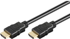 Kabel HDMI Goobay męskie typ A > HDMI męskie typ A Czarny (4040849611506) - obraz 1