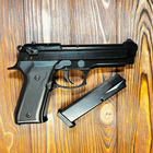 Стартовий пістолет Beretta Blow F92 + 20 патронів, Пістолет під холостий патрон 9мм - зображення 2