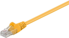 Kabel Goobay CAT 5e U/UTP krosowy 10 m Żółty (4040849683466)