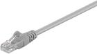 Комутаційний кабель Goobay CAT 5e U/UTP 15 m Grey (4040849683527) - зображення 1