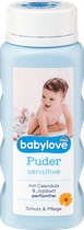 Присипка дитяча Babylove з екстрактом календули і маслом жожоба 100 г (4058172455940)