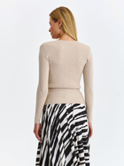 Пуловер жіночий Top Secret SSW3592BE 42 Бежевий (5903411522589) - зображення 3