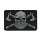 Нашивка M-Tac Bearded Skull 3D ПВХ 2000000014043