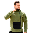 Флисовая толстовка Han-Wild HW021 Green 3XL мужская - изображение 2