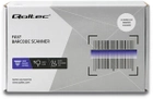 Сканер штрих-кодів Qoltec Wireless Laser 1D, 2D Чорний (50868) (5901878508689) - зображення 7
