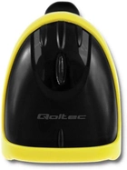 Skaner kodów kreskowych Qoltec Wireless Laser 1D, 2,4 GHz Czarny z żółtym (50862) (5901878508627) - obraz 4