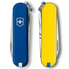 Швейцарський ніж Victorinox CLASSIC SD UKRAINE 58мм/7 функцій, синьо-жовтий - зображення 6