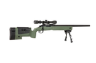 Снайперська гвинтівка Specna Arms M62 SA-S02 Core With Scope and Bipod Olive - зображення 5