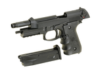Пістолет Beretta M92F/M9 KJW Silencer Plastic Green Gas (Страйкбол 6мм) - зображення 4
