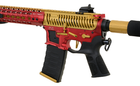 Штурмова гвинтівка APS ASR121 GOLD DRAGON FULLMETAL GOLD/RED/BLACK EBB (Страйкбол 6мм) - зображення 10