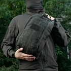 Рюкзак M-TAC однолямочний ARMADILLO Black - изображение 4