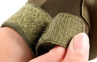 Перчатки тактические полнопалые демисезонные для ВСУ армейские сенсорные c защитой на костяшках XL/10 Хаки - изображение 6