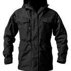 Тактическая куртка S.archon M65 Black парка мужская M - изображение 1