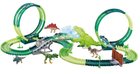 Гнучкий Трек для машинок DinozaurTrack з підсвічуванням 178 деталей довжина 488 см
