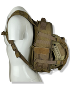 Рюкзак тактический штурмовой с клапаном для шлема Warrior Spirit Койот - изображение 5