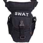Сумка Tactical 229 Черный тактическая сумка для переноски вещей 7л (TS229-Black) - изображение 3