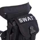 Сумка Tactical 229 Черный тактическая сумка для переноски вещей 7л (TS229-Black) - изображение 6