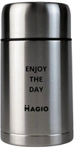 Харчовий вакуумний термос Magio 1 л Сірий (MG-1036)