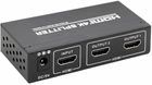 Rozdzielacz Qoltec Splitter HDMI v.2.0 1 x 2 aktywny (5901878523569) - obraz 1