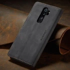 Чехол книжка Caseme с магнитом для Xiaomi Redmi Note 8 Pro черный