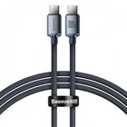 Кабель Baseus Crystal Shine Series Fast Charging Data Cable Type-C to Type-C 100W 2m CAJY000701&nbsp;Black