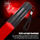 Фонарь Красный с Креплением на Рельсу Шлема ClefersTac R87H - с Красным Светом для Ночных Операций, 3*AAA батарейки(не включены) (51411193) - изображение 8