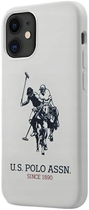 Etui U.S. Polo Assn Silicone Collection do Apple iPhone 12 mini White (3700740491294) - obraz 1