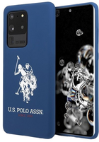 Etui U.S. Polo Assn Silicone Collection do Samsung Galaxy S20 Ultra Navy (3700740472866) - obraz 1