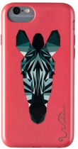 Etui Wilma Savanna Zebra do Apple iPhone 6/7/8 Red (7340098772483) - obraz 1