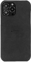 Панель Krusell Leather Cover для Apple iPhone 13 Pro Black (7394090624011) - зображення 1