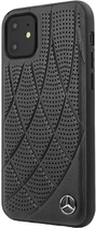 Etui Mercedes Bow Line do Apple iPhone 12 mini Black (3700740484074)