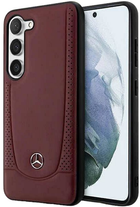 Etui Mercedes Leather Urban Bengale do Samsung Galaxy S23 Plus Red (3666339113438) - obraz 1