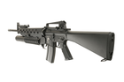 Штурмова гвинтівка з підствольним гранатометом Specna Arms M16 SA-G02 Black - изображение 6