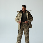 Зимняя куртка ЗСУ Бушлат военный тактический зимний пиксель Ткань мембрана размер 60 - изображение 3