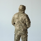 Зимова куртка "ЗСУ" Бушлат військовий тактичний зимовий піксель Тканина мембрана розмір 48 - зображення 8