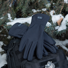 Перчатки M-Tac тактические зимние военные, зимние армейские перчатки зсу черный Black - изображение 4