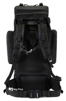 Туристичний похідний рюкзак з каркасом Eagle A21 Black (005577) - зображення 4