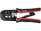 Клещи для обжима и зачистки проводов RJ45-RJ11-8P-6P, 190 мм YATO (YT-22442)