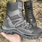Зимние мужские Ботинки с 3-слойной структурой Teda до -30 °C / Водонепроницаемые кожаные Берцы черные размер - изображение 3