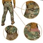 Чоловічий зимовий Комплект Куртка M-TAC + Штани CamoTec «Stalker Vent» / Польова форма SoftShell на флісі мультикам розмір S - зображення 8